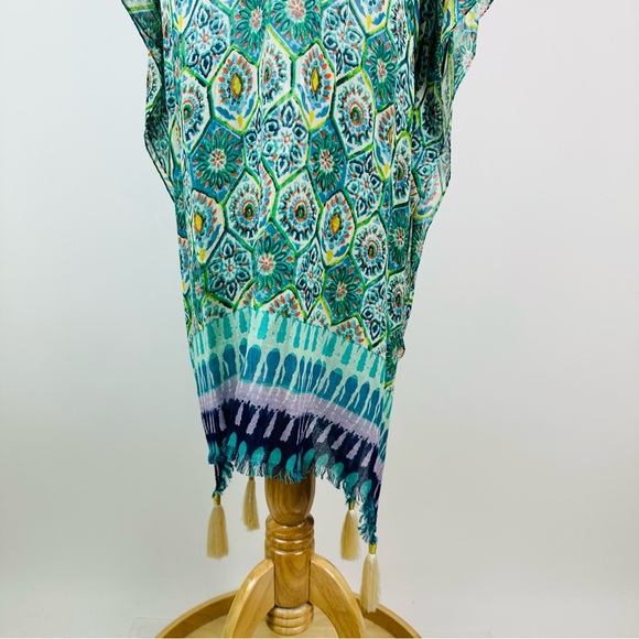 Anthropologie Subtle Luxury Piastrella Kimono One Size - Picture 9 of 11